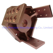 High Quality Aluminum CNC Machining for Robotics Parts with Rose Gold Color
